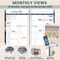 bloom daily planners 2026 Hard Cover Weekly & Monthly Planner, 5.5" x 8.25", Midnight Sky